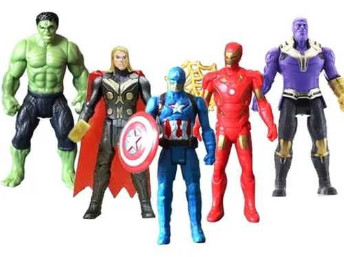 Фигурки Отмъстителите 5 герои, Хълк, Тор, Тарнос, Avengers