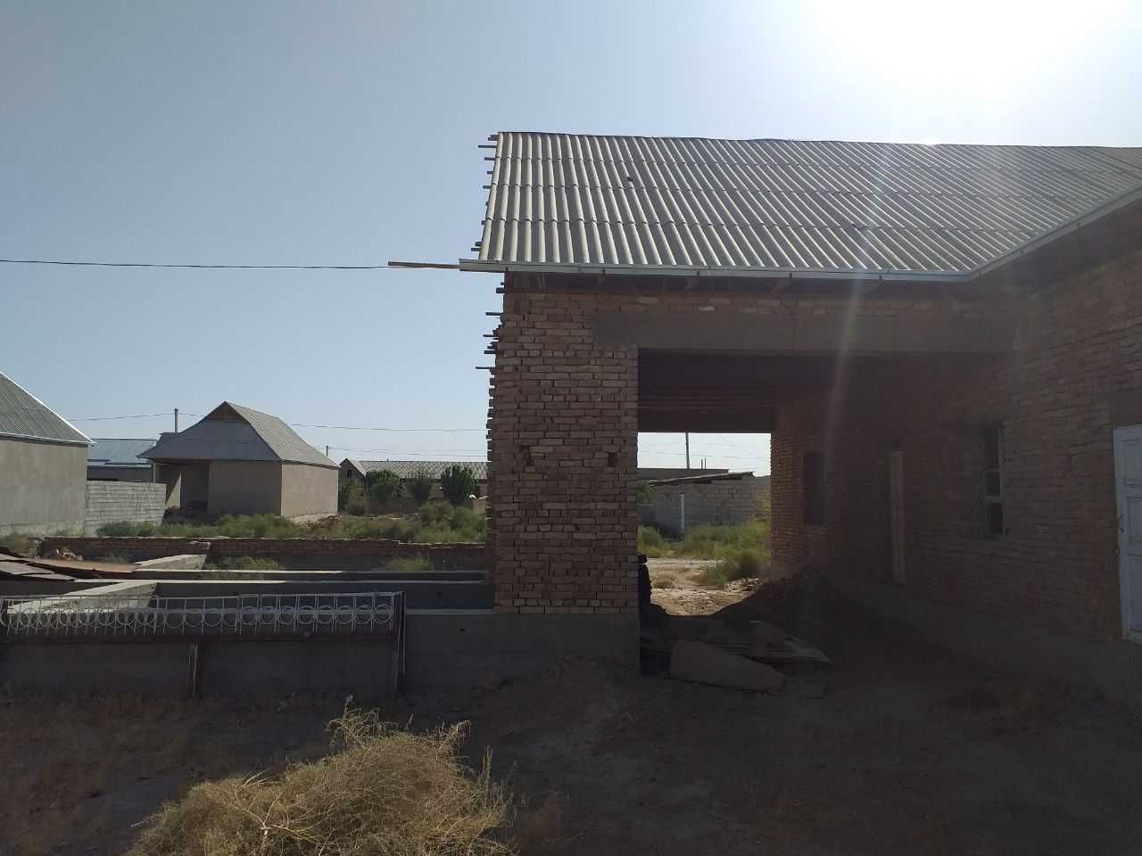 Ximiya (Uchqizil) yarim tayyor uy darhol sotiladi