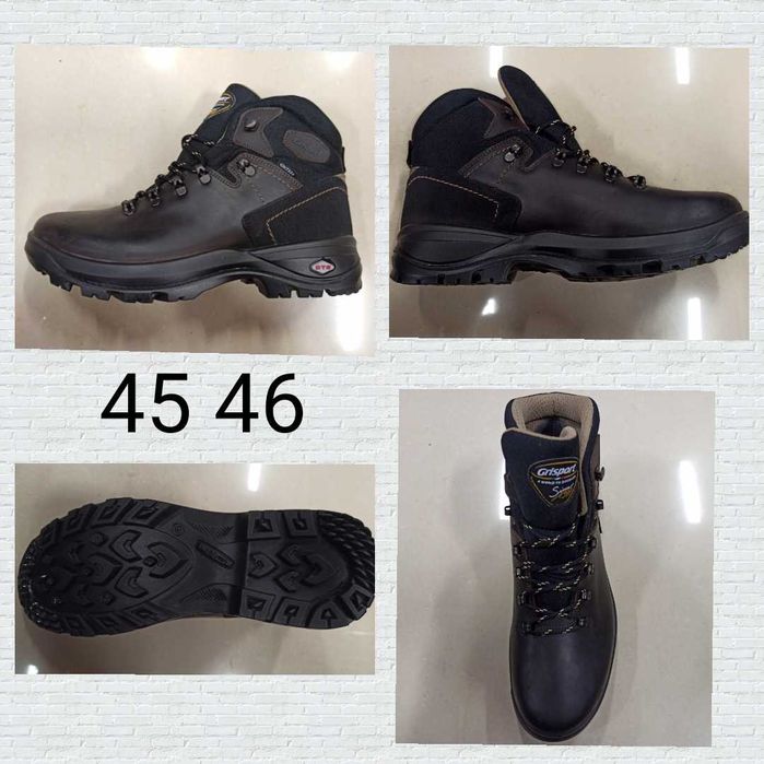 Мъжки обувки за преход Gri Sport gore tex истинска кожа VIbram