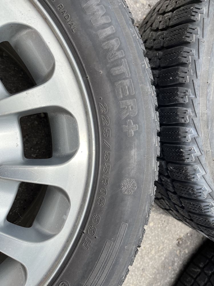 Джанти 16” с гуми 225/55/16 за Mercedes ET 42 7,5J