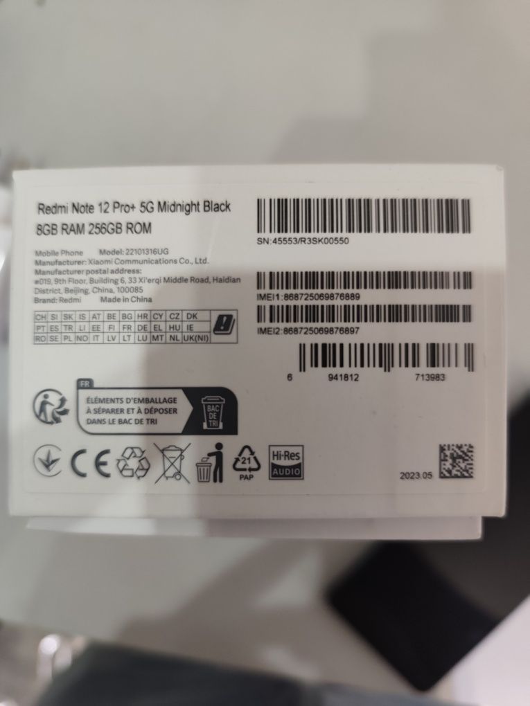 Redmi note 12 pro plus 5G