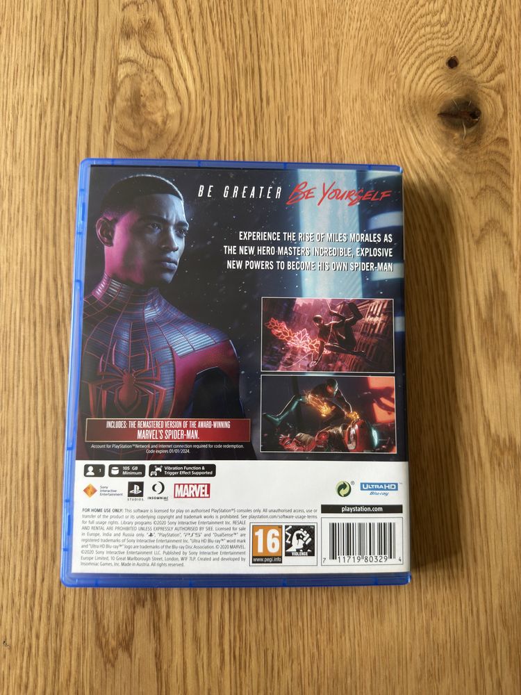 “Spider-man Miles Morales” Игра за Playstation 5 (Диск)