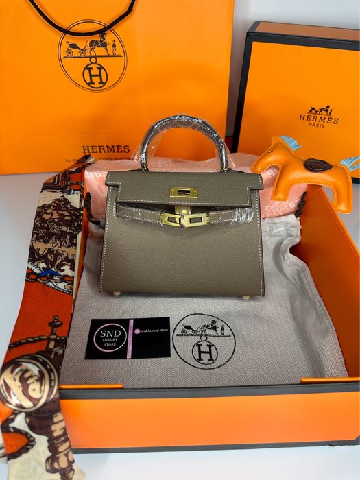 Geanta de lux HERMES Kelly mini 19  cm piele naturala 100% cadou c:39