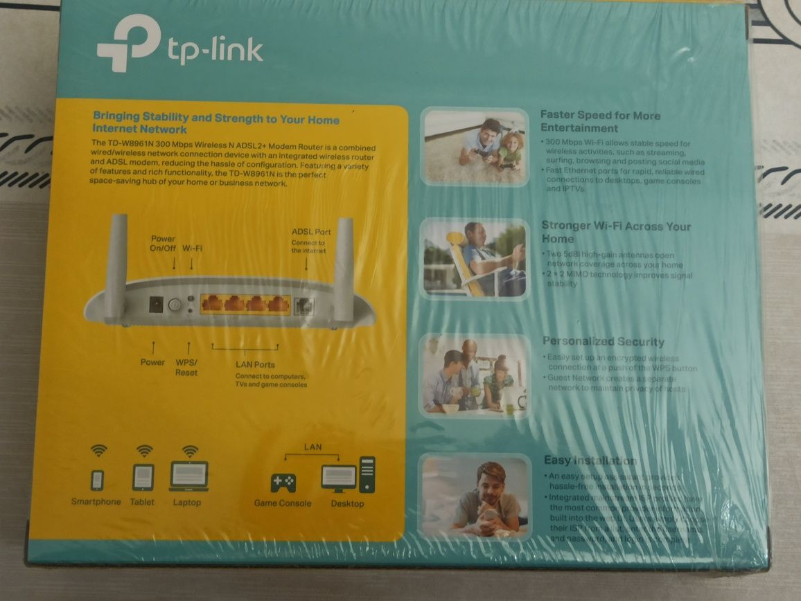 tp-link WiFi modem router