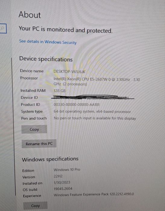 Statie de lucru / Workstation HP Z620