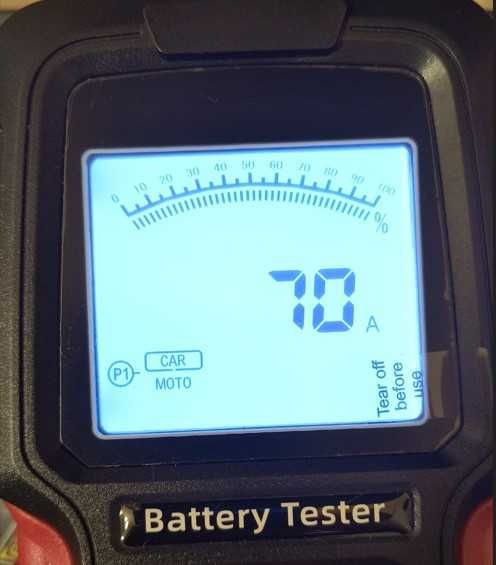Tester baterii auto/moto