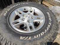 Jante cu cauciucuri bfgoodrich mud-terrain jeep grand cherokee r16