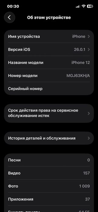 Iphone 12 64 gb  .