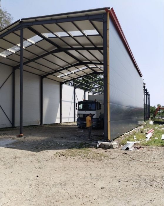 Vând hală metalica 25x10x4
