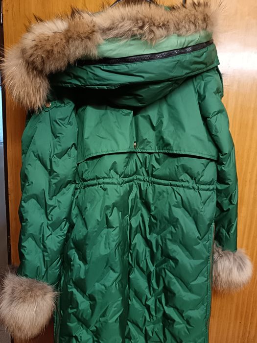 Парка с естествен косъм от лисица