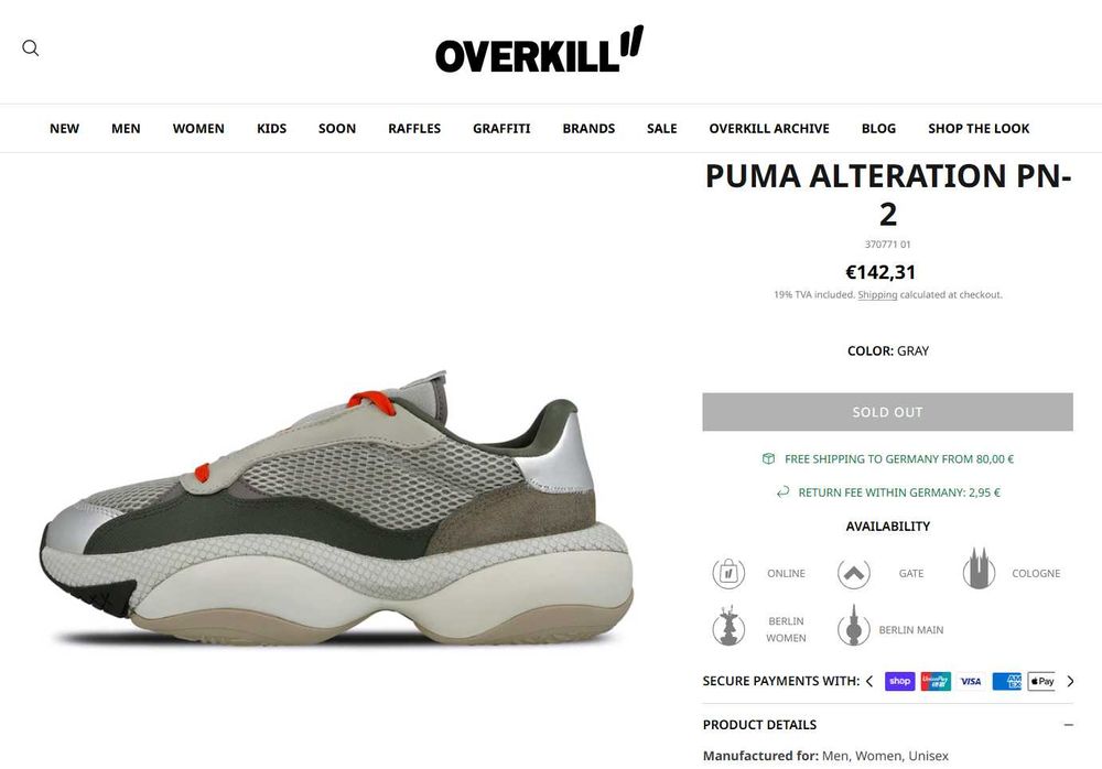 Puma Alteration PN-2 - marimea 42