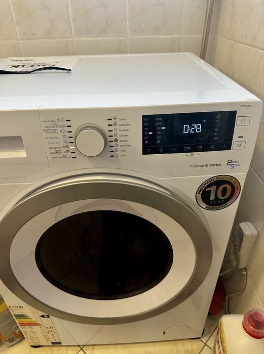 Vand masina spalat beko cu uscator incorporat, stare ft buna