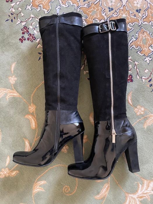 Натуральная кожа, новые сапоги