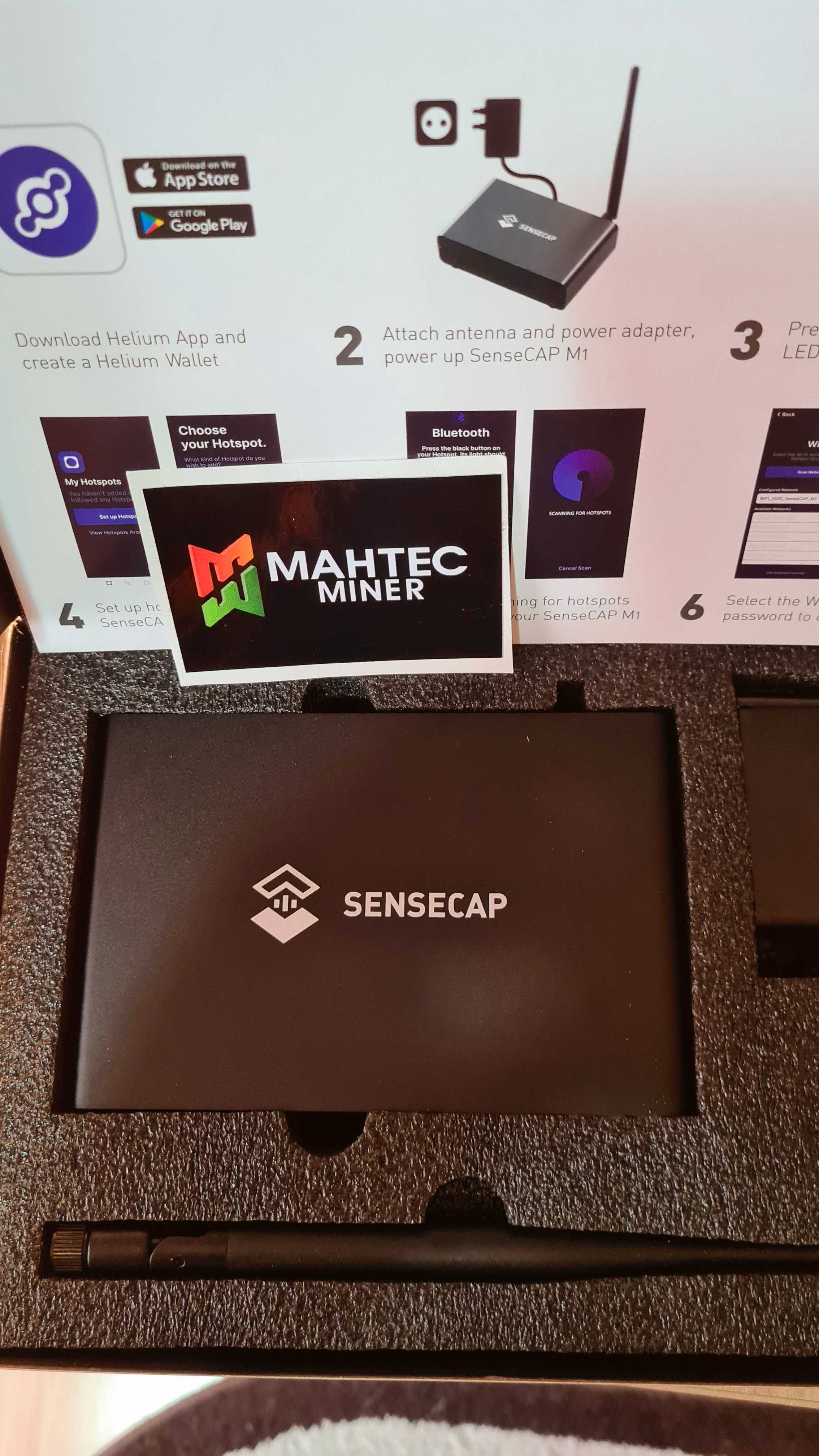 Sensecap M1, in cutie, cel mai bun Helium miner