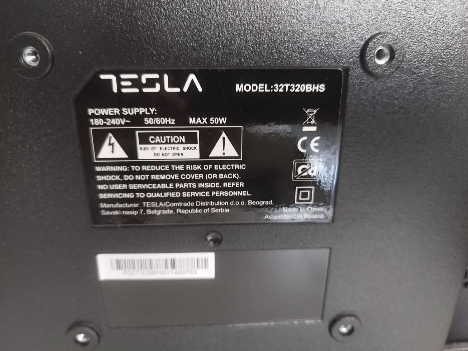Продавам телевизор TESLA 32T320BHS 32-инчов-  145лв