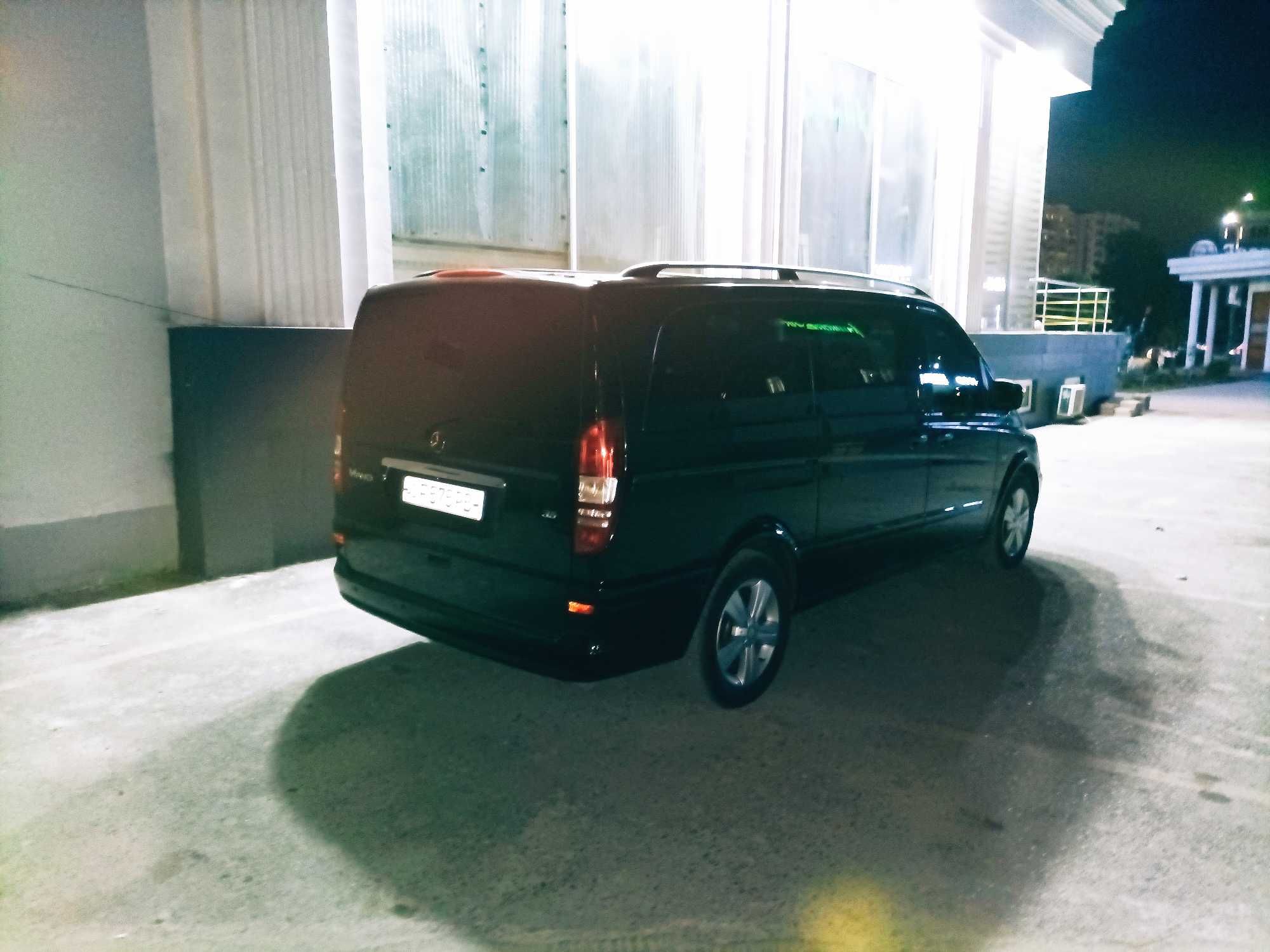 Услуги трансфера V-класса Mersedes benz Viano