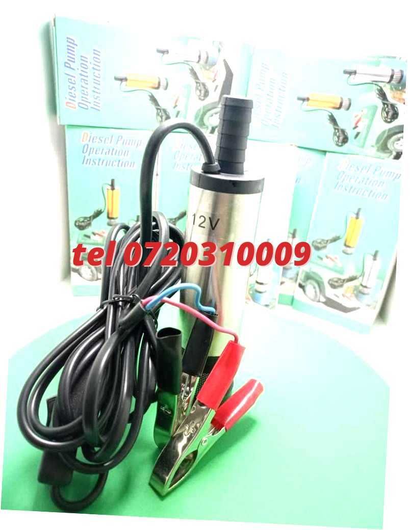 Pompa Electrica Transfer Combustibil Submersibila 12v