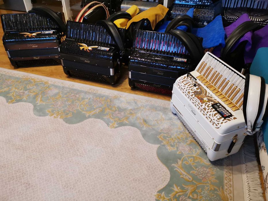 Acordeoane Digital Usoare cu Implant Midi JuziSound