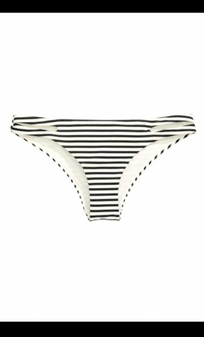 Costum de baie 2 piese alb negru h&m marimea 40