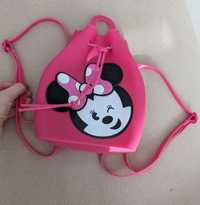 Rucsac cauciucat roz Minnie Mouse