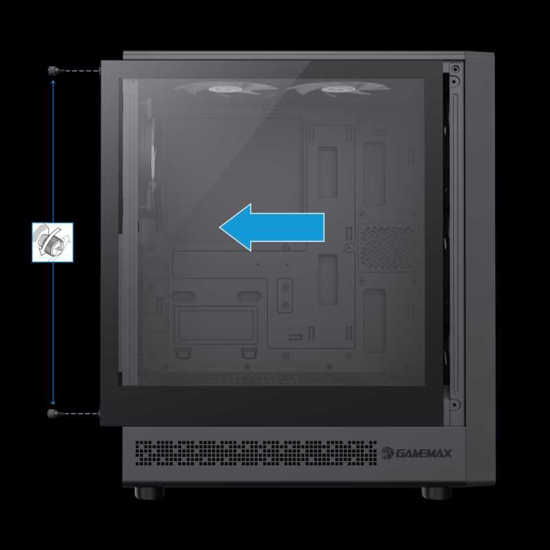 [НОВЫЙ] Корпус GameMax Storm 2 Black with ARGB