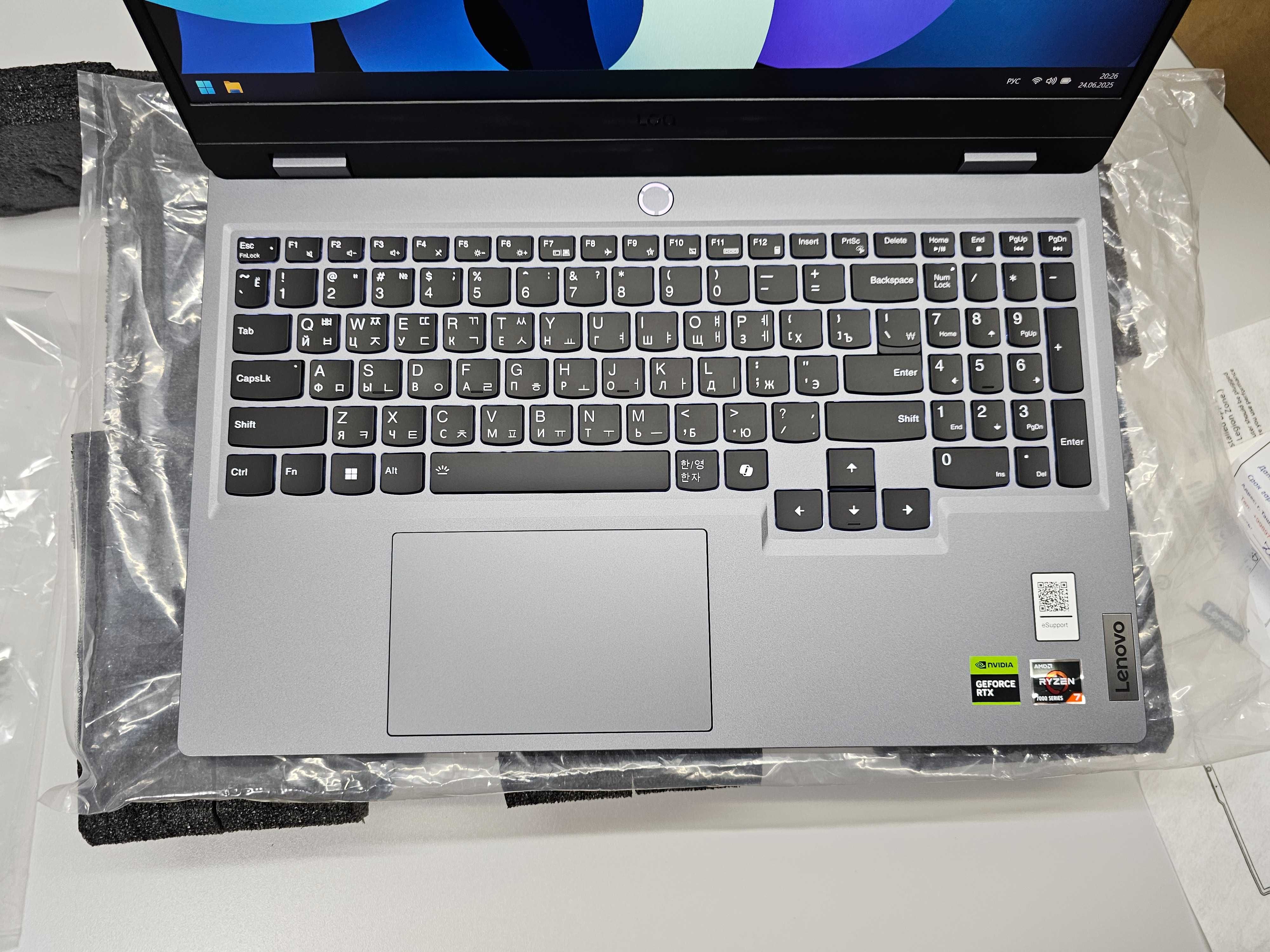 ПРОДАМ Lenovo LOQ15 Игровой Ноутбук Ryzen™7-7435HS/12GB/512SSD/RTX4060