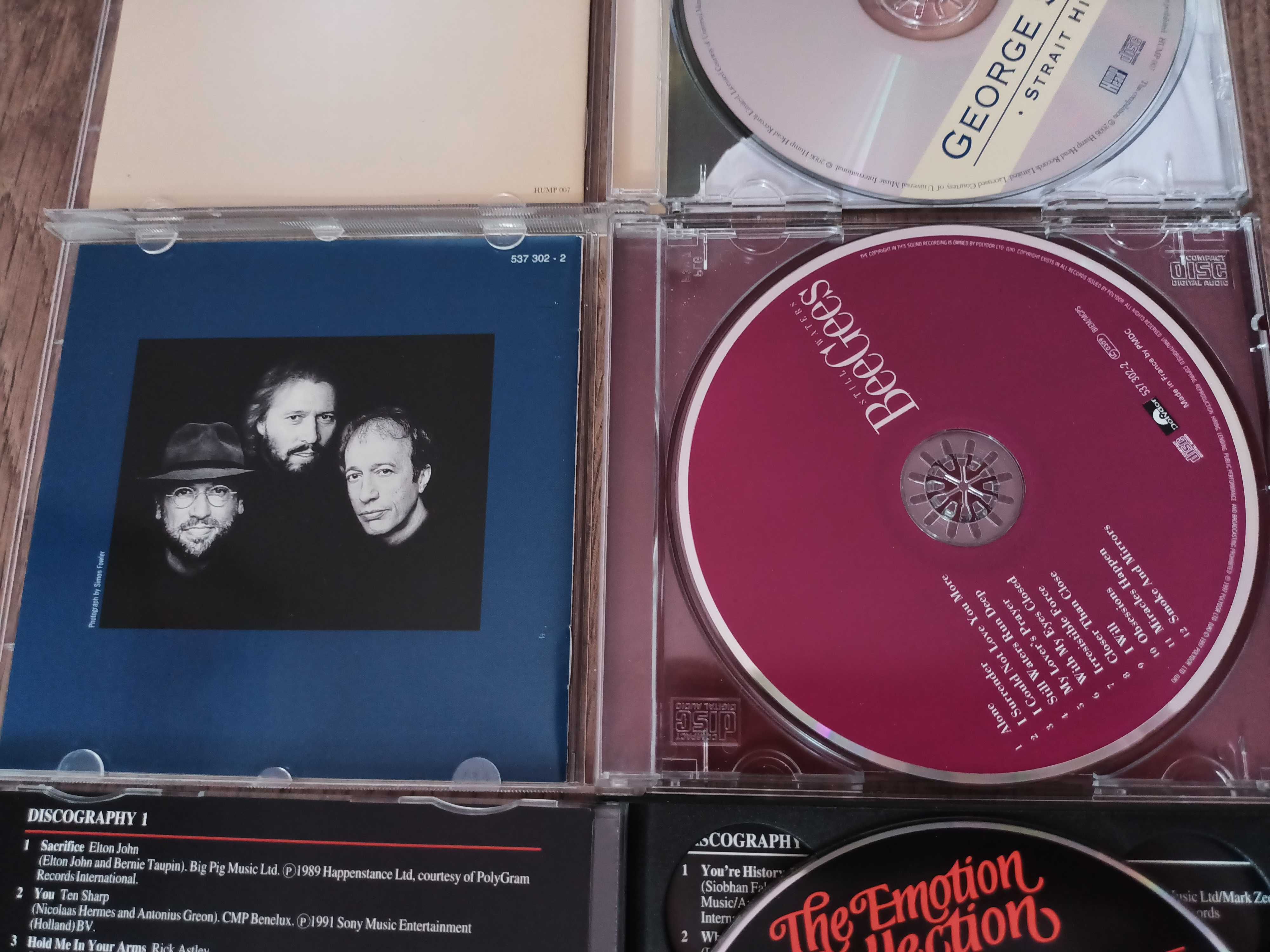 6 CD originale George Strait, Bee Gees, compilatii
