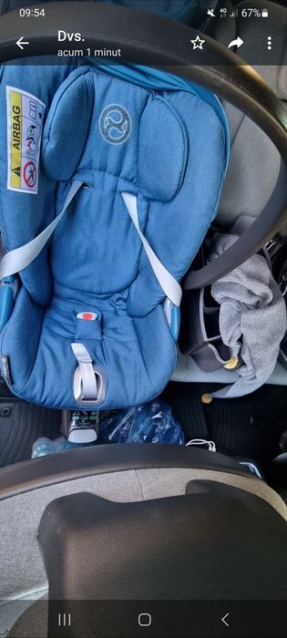 Cybex z+ Mountain blue cu isofix și sensor safe