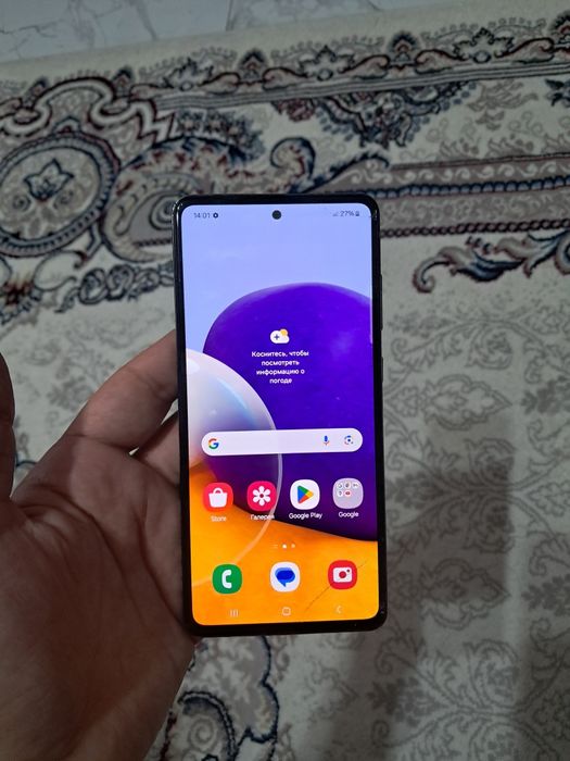 Samsung Galaxy A72 8+8/128GB Black Igravoy Original Holati Yaxshi Zor