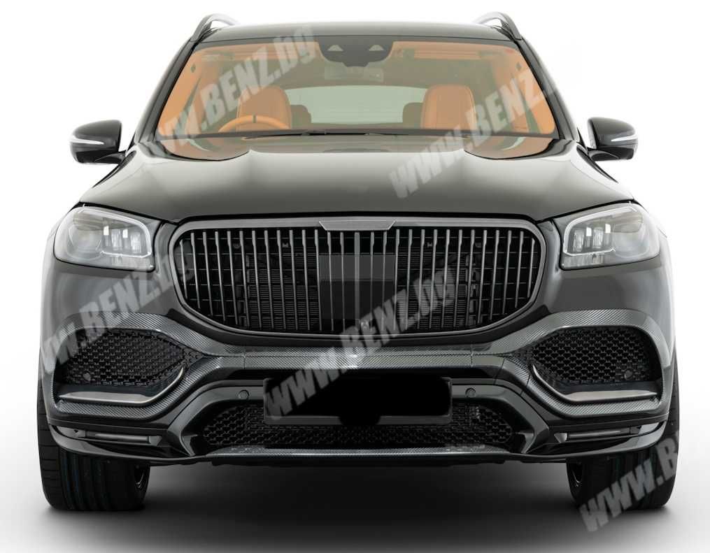 Maybach Style решетка за Мерцедес GLS X167 Чернa хром hrom cherna