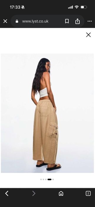 Bershka карго панталон