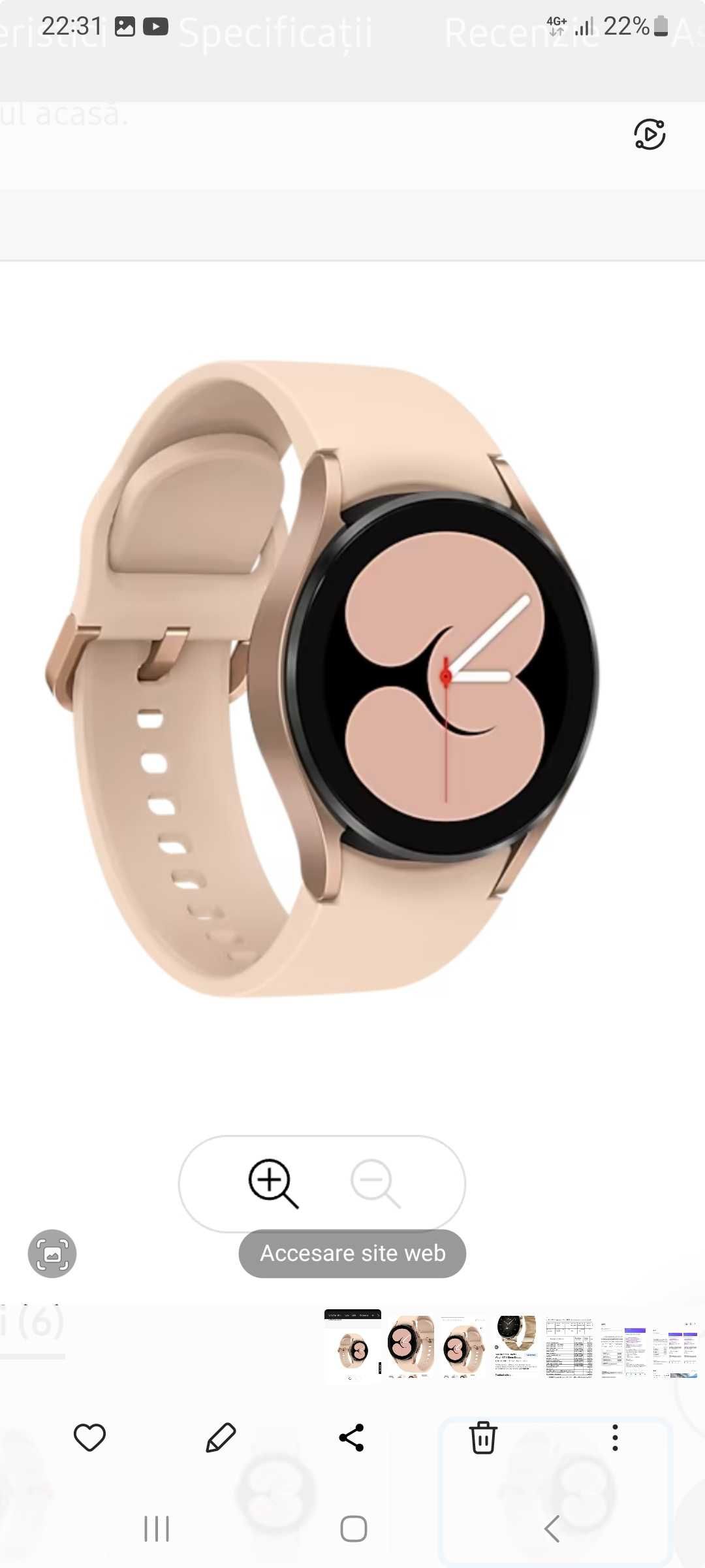 Vand Samsung galaxy watch 4