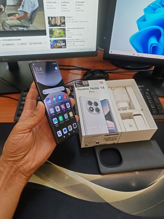 Redmi note 14pro 12/256g(2025)ideal ochilmagan usta kurmagan aybi yuq