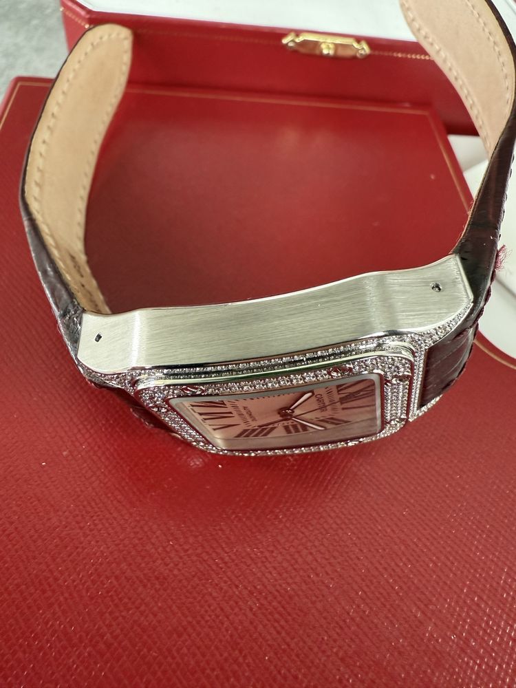 Cartier Santos 100 Diamonds