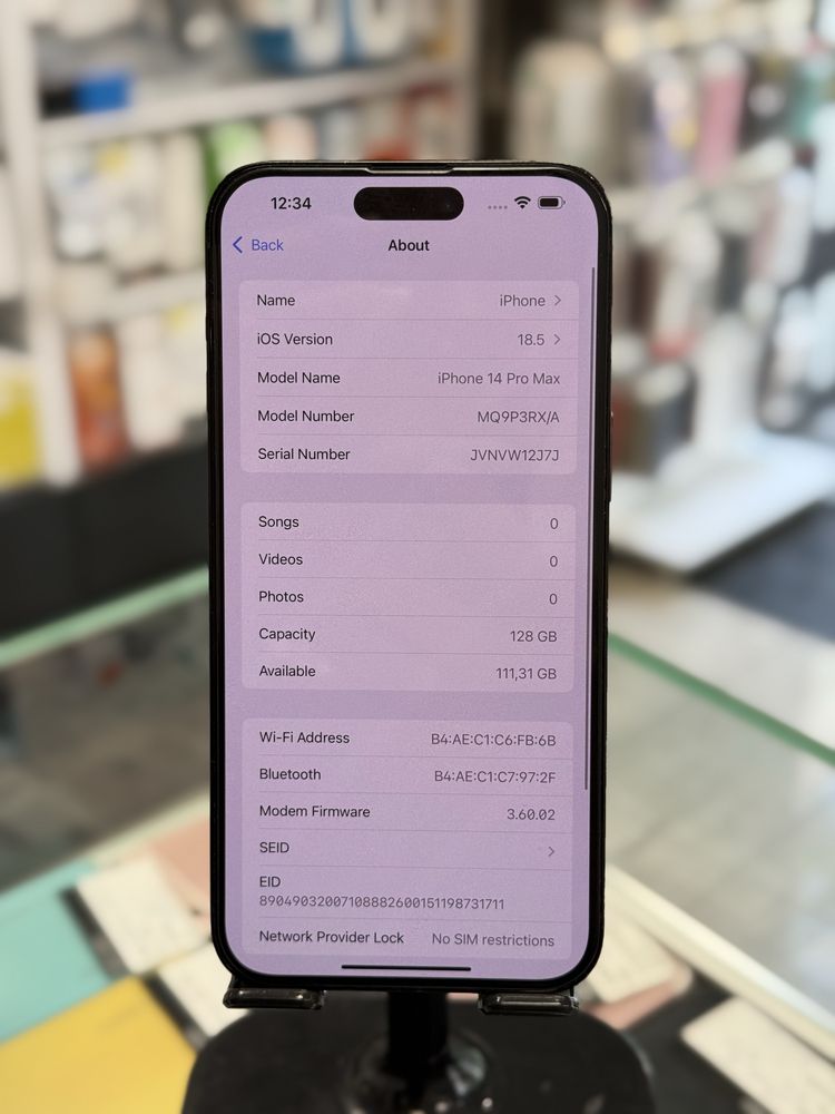 Apple iPhone 14 Pro Max 128GB Black