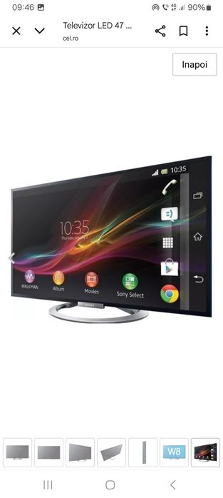 Smart tv Sony  mod KDL47W805A