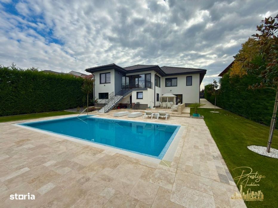 Vila deosebita cu piscina si finisaje premium- str. Strugurilor, Oncea