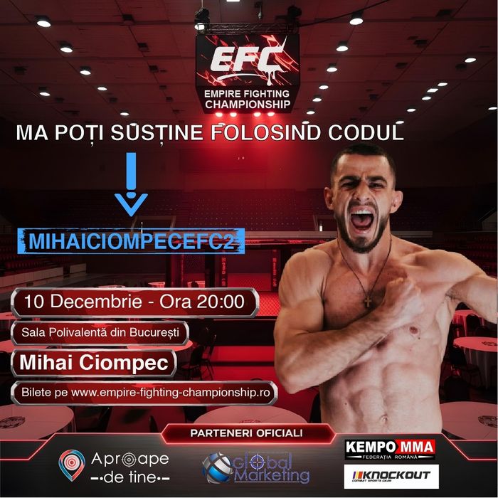 Bilete MMA 10 decembrie