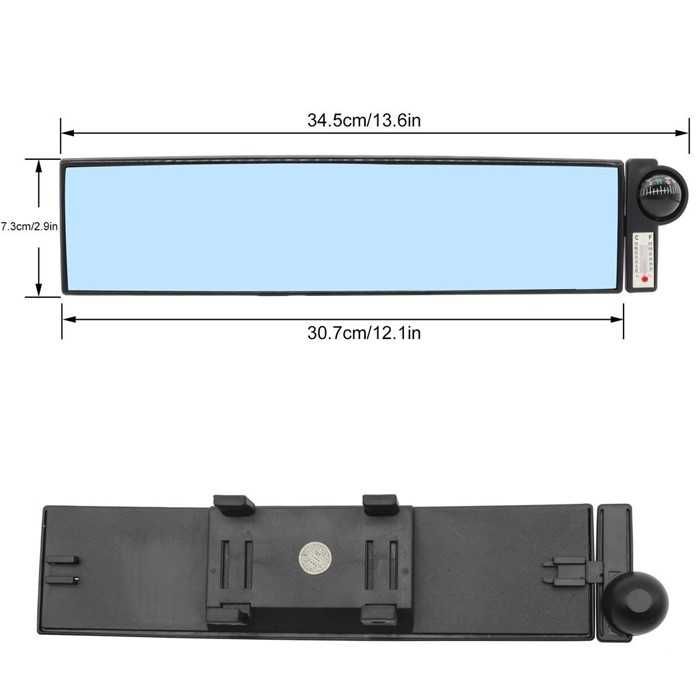 Огледало за обратно виждане Automat, С компас и термометър