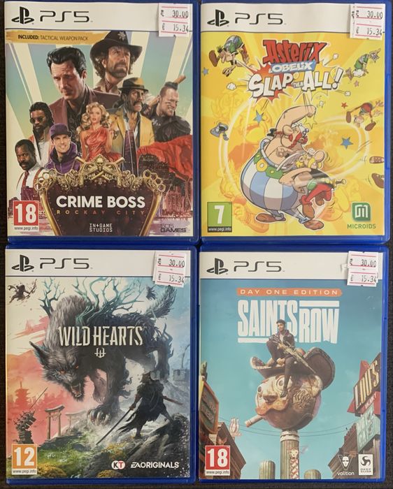 Playstation 5, PS5 игри Плейстейшън 5 - 30 лв за брой