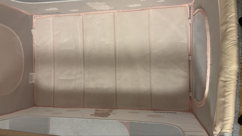 Бебешка кошара Kikkaboo Dreamy bear с включен поръчков матрак