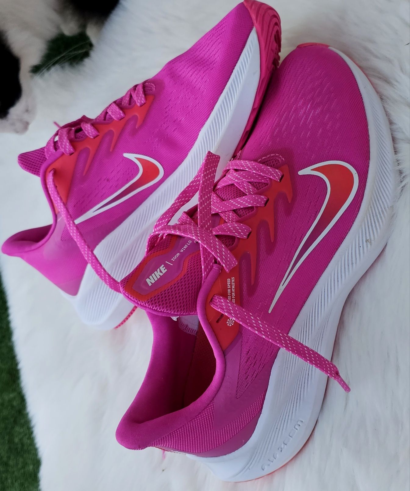 Nike Air Zoom Winflo 7 Pink оригинални дамски сникърси 38