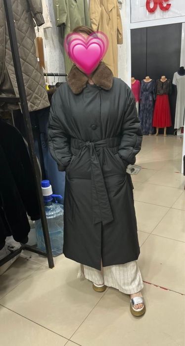 Пуховик с натуральным мехом