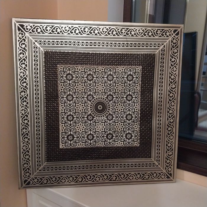 Панно квадратное, узоры
