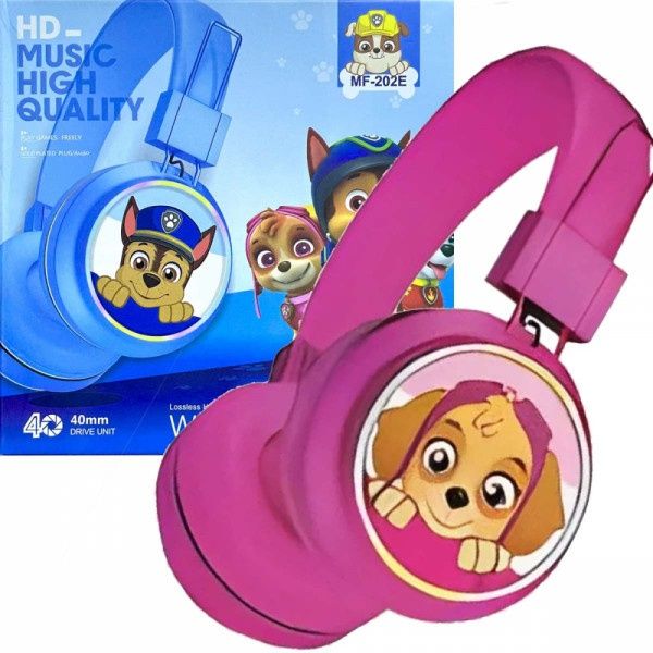 Детски безжични светещи слушалки Пес патрул
