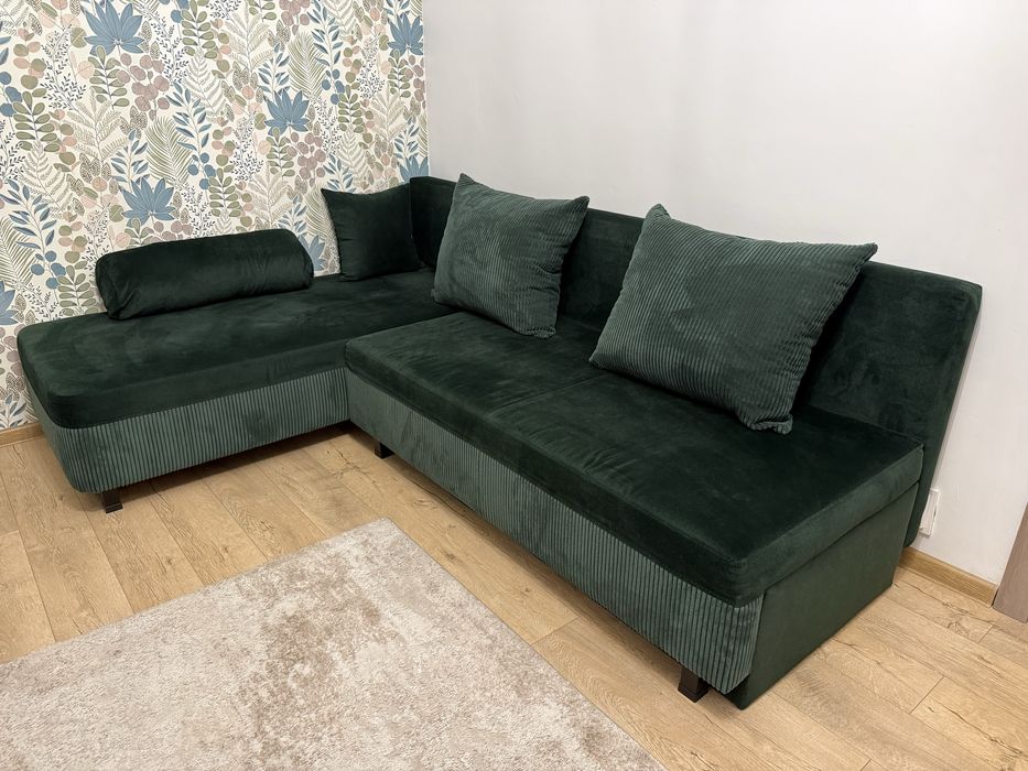 Canapea extensibila coltar sofa comoda pat extensibil