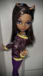 papusa monster high clawdeen school’s out