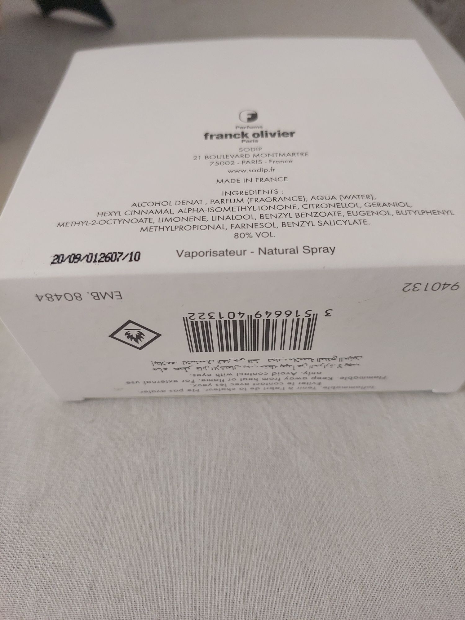 Парфюм женский Franck Olivier 75 ml