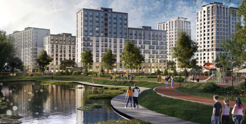 Акция! 1-комнатная квартира по выгодной цене  рядом озеро и парк! (SJ)