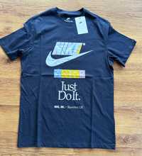 Мъжка,памучна,тъмно синя тениска Nike Just Do It